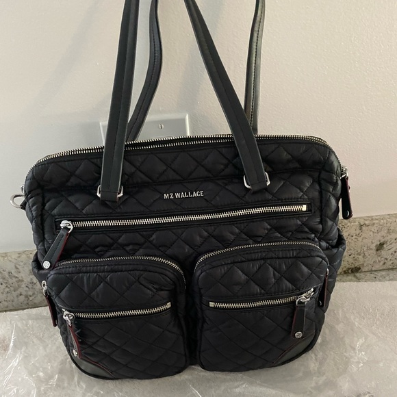 MZ Wallace Bags Nwt Mz Wallace Black Crosby City Bag 365 Poshmark